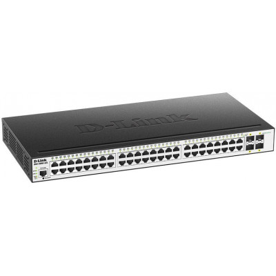 Коммутатор D-Link DGS-3000-52L/B1A (L2) 48x1Гбит/с 4SFP управляемый