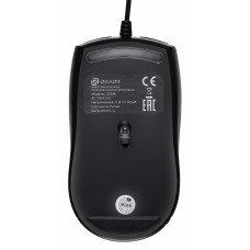 Мышь Оклик 325M черный оптическая 1200dpi USB для ноутбука 3but (1091340)
