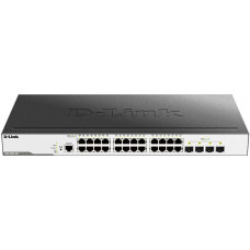 Коммутатор D-Link DGS-3000-28X/B1A 24x1Гбит/с 4SFP+ управляемый