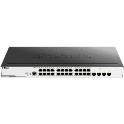 Коммутатор D-Link DGS-3000-28X/B1A 24x1Гбит/с 4SFP+ управляемый