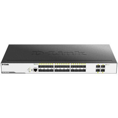Коммутатор D-Link DGS-3000-28XS/B1A (L2) 24SFP 4SFP+ управляемый