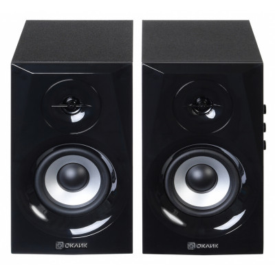 Колонки Оклик OK-166 BT 2.0 черный 40Вт BT