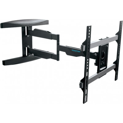 Кронштейн для телевизора Kromax ATLANTIS-60 черный 26"-65" макс.40кг настенный поворотно-выдвижной и наклонный