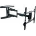 Кронштейн для телевизора Kromax ATLANTIS-60 черный 26"-65" макс.40кг настенный поворотно-выдвижной и наклонный