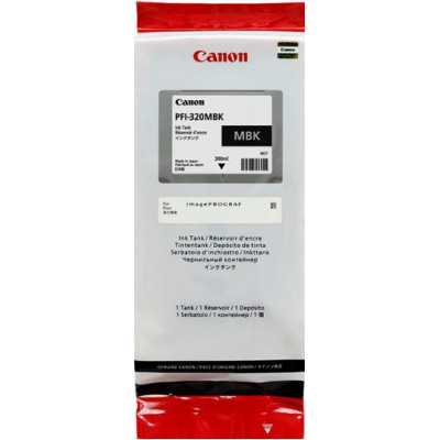 Картридж струйный Canon PFI-320MBK 2889C001 черный матовый (300мл) для Canon imagePROGRAF TM-200/205/300/350