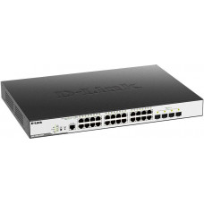 Коммутатор D-Link DGS-3000-28XMP DGS-3000-28XMP/B1A 24G 4SFP+ 24PoE+ 370W управляемый