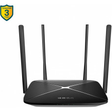 Роутер беспроводной Mercusys AC12G AC1300 10/100/1000BASE-TX черный
