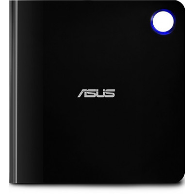 Привод Blu-Ray-RW Asus SBW-06D5H-U черный/серебристый USB3.0 slim ultra slim M-Disk Mac внешний RTL