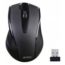 Мышь A4Tech V-Track G9-500FS черный оптическая 1200dpi silent беспров. USB 4but