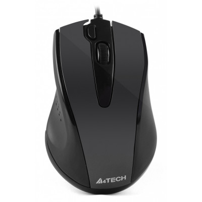 Мышь A4Tech V-Track Padless N-500FS черный оптическая 1200dpi silent USB 3but
