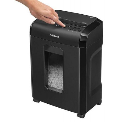 Шредер Fellowes PowerShred 10M (секр.P-5) фрагменты 10лист. 19лтр. скобы пл.карты