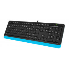 Клавиатура + мышь A4Tech Fstyler F1010 клав:черный/синий мышь:черный/синий USB Multimedia