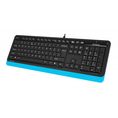 Клавиатура + мышь A4Tech Fstyler F1010 клав:черный/синий мышь:черный/синий USB Multimedia