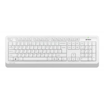 Клавиатура + мышь A4Tech Fstyler FG1010 клав:белый/серый мышь:белый/серый USB беспроводная Multimedia