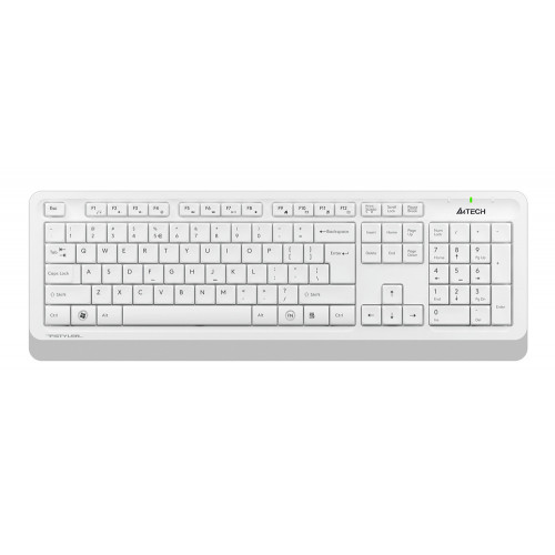 Клавиатура + мышь A4Tech Fstyler FG1010 клав:белый/серый мышь:белый/серый USB беспроводная Multimedia