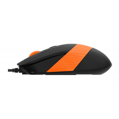 Мышь A4Tech Fstyler FM10 черный/оранжевый оптическая 1600dpi USB 4but (FM10 ORANGE)