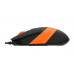 Мышь A4Tech Fstyler FM10 черный/оранжевый оптическая 1600dpi USB 4but (FM10 ORANGE)