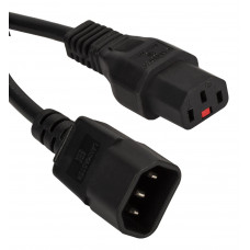 Кабель Lanmaster LAN-PP13/14-3.0-BK IEC C13 IEC C14 3м (упак.:1шт)