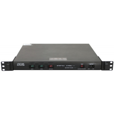 Источник бесперебойного питания Powercom King Pro RM KIN-1500AP LCD 1200Вт 1500ВА черный