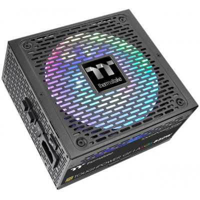 Блок питания Thermaltake ATX 850W Toughpower GF1 ARGB 80+ gold (20+4pin) APFC 140mm fan color LED 12xSATA Cab Manag RTL