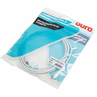 Кабель Buro BHP USB-TPC-3W USB (m)-USB Type-C (m) 3м белый