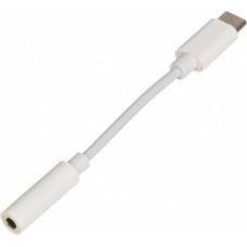 Переходник Buro BHP TPC-JCK Jack 3.5 (f)-USB Type-C (m) белый