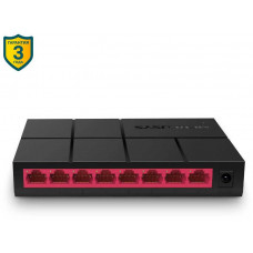 Коммутатор Mercusys MS108G (L2) 8x1Гбит/с неуправляемый