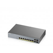 Коммутатор Zyxel NebulaFlex Pro GS1350-12HP-EU0101F 10G 2SFP 8PoE+ 130W управляемый
