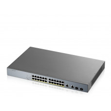 Коммутатор Zyxel NebulaFlex Pro GS1350-26HP-EU0101F 24G 24PoE+ 375W управляемый