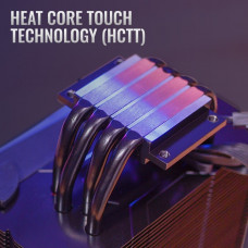 Устройство охлаждения(кулер) Aerocool Cylon 4 Soc-AM4/AM3+/1150/1151/1200/2011 4-pin 14-26dB Al+Cu 145W 550gr LED Ret