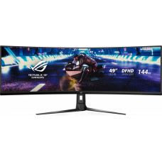 Монитор Asus 49" ROG Strix XG49VQ черный VA LED 32:9 HDMI M/M матовая HAS Piv 450cd 3840x1080 144Hz FreeSync 2 DP FHD USB 12.2кг