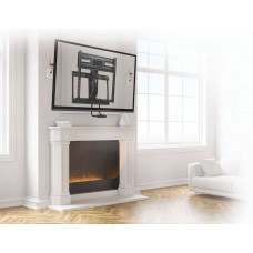 Кронштейн для телевизора Kromax ATLANTIS-99 черный 40"-65" макс.35кг настенный поворот и наклон верт.перемещ.