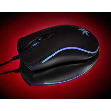 Мышь Оклик 704G TOKUGAWA черный оптическая (1600dpi) USB (4but)