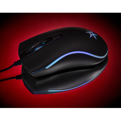 Мышь Оклик 704G TOKUGAWA черный оптическая (1600dpi) USB (4but)