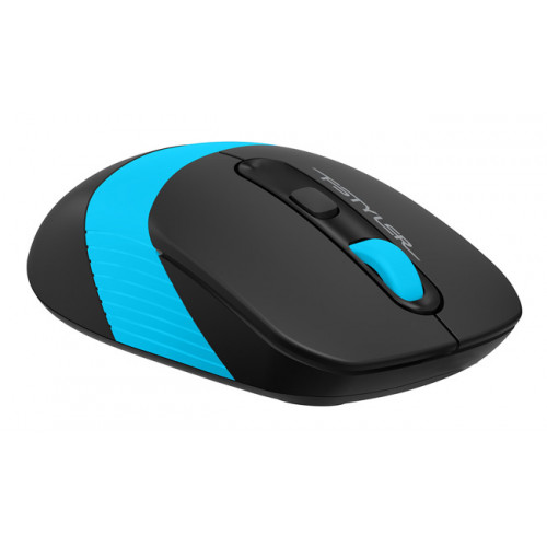 Мышь A4Tech Fstyler FG10S черный/синий оптическая 2000dpi silent беспров. USB для ноутбука 4but (FG10S BLUE)