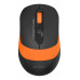Мышь A4Tech Fstyler FG10S черный/оранжевый оптическая 2000dpi silent беспров. USB для ноутбука 4but (FG10S ORANGE)