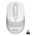 Мышь A4Tech Fstyler FG10S белый/серый оптическая 2000dpi silent беспров. USB для ноутбука 4but (FG10S WHITE)