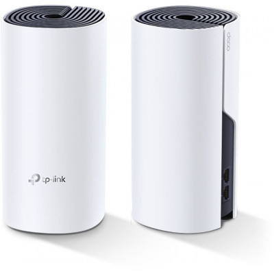 Бесшовный Mesh роутер TP-Link DECO P9(2-PACK) AC1200 10/100/1000BASE-TX белый (упак.:2шт)