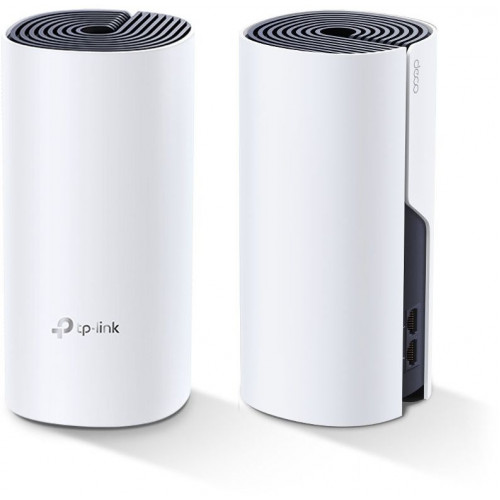 Бесшовный Mesh роутер TP-Link DECO P9(2-PACK) AC1200 10/100/1000BASE-TX белый (упак.:2шт)