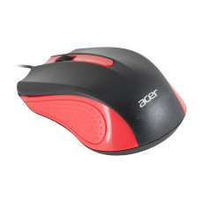 Мышь Acer OMW012 черный/красный оптическая 1200dpi USB 3but (ZL.MCEEE.003)