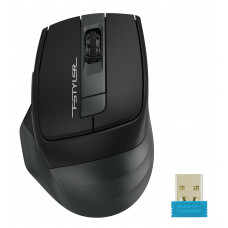 Мышь A4Tech Fstyler FB35 зеленый/черный оптическая 2000dpi беспров. BT/Radio USB для ноутбука 6but (FB35 MIDLIGHT GREEN)
