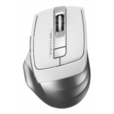 Мышь A4Tech Fstyler FB35 белый/серый оптическая 2000dpi беспров. BT/Radio USB для ноутбука 6but (FB35 ICY WHITE)