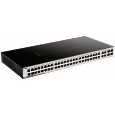 Коммутатор D-Link DGS-1052/A 48x1Гбит/с 4xКомбо(1000BASE-T/SFP) неуправляемый