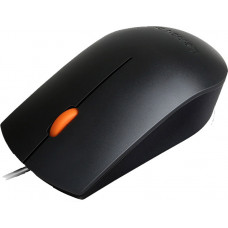 Мышь Lenovo 300 черный/оранжевый оптическая 1600dpi USB для ноутбука 2but (GX30M39704)