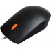 Мышь Lenovo 300 черный/оранжевый оптическая 1600dpi USB для ноутбука 2but (GX30M39704)