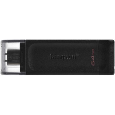Флеш Диск Kingston 32Gb DataTraveler 70 Type-C DT70/32GB USB3.2 черный