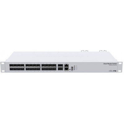 Коммутатор MikroTik CRS326-24S+2Q+RM (L3) 1x100Мбит/с 24SFP+ 2xQSFP+ управляемый Коммутатор MikroTik CRS326-24S+2Q+RM (L3) 1x100Мбит/с 24SFP+ 2xQSFP+ управляемый