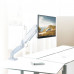 Кронштейн для мониторов Arm Media LCD-T21w белый 15"-32" макс.6.5кг настольный поворот и наклон верт.перемещ.