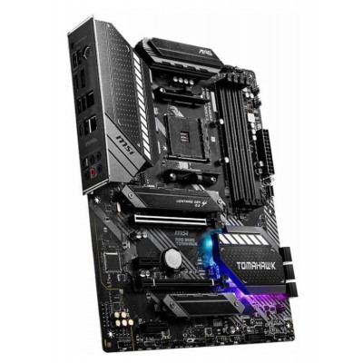Материнская плата MSI MAG B550 TOMAHAWK Soc-AM4 AMD B550 4xDDR4 ATX AC`97 8ch(7.1) 1 x 2.5Gigabit + Gigabit Ethernet RAID+HDMI+DP