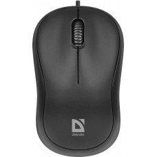 Мышь Defender Patch MS-759 черный оптическая 1000dpi USB для ноутбука 2but (52759)